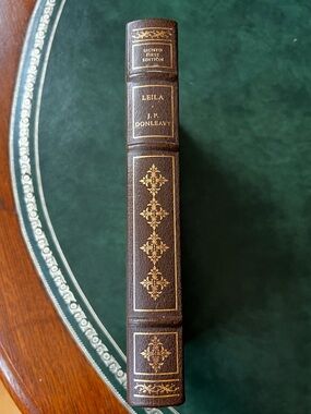 Collectible Signed Hardcover Book Leila by J. P. Donleavy